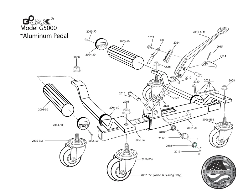 Aluminum Cast Foot Pedal