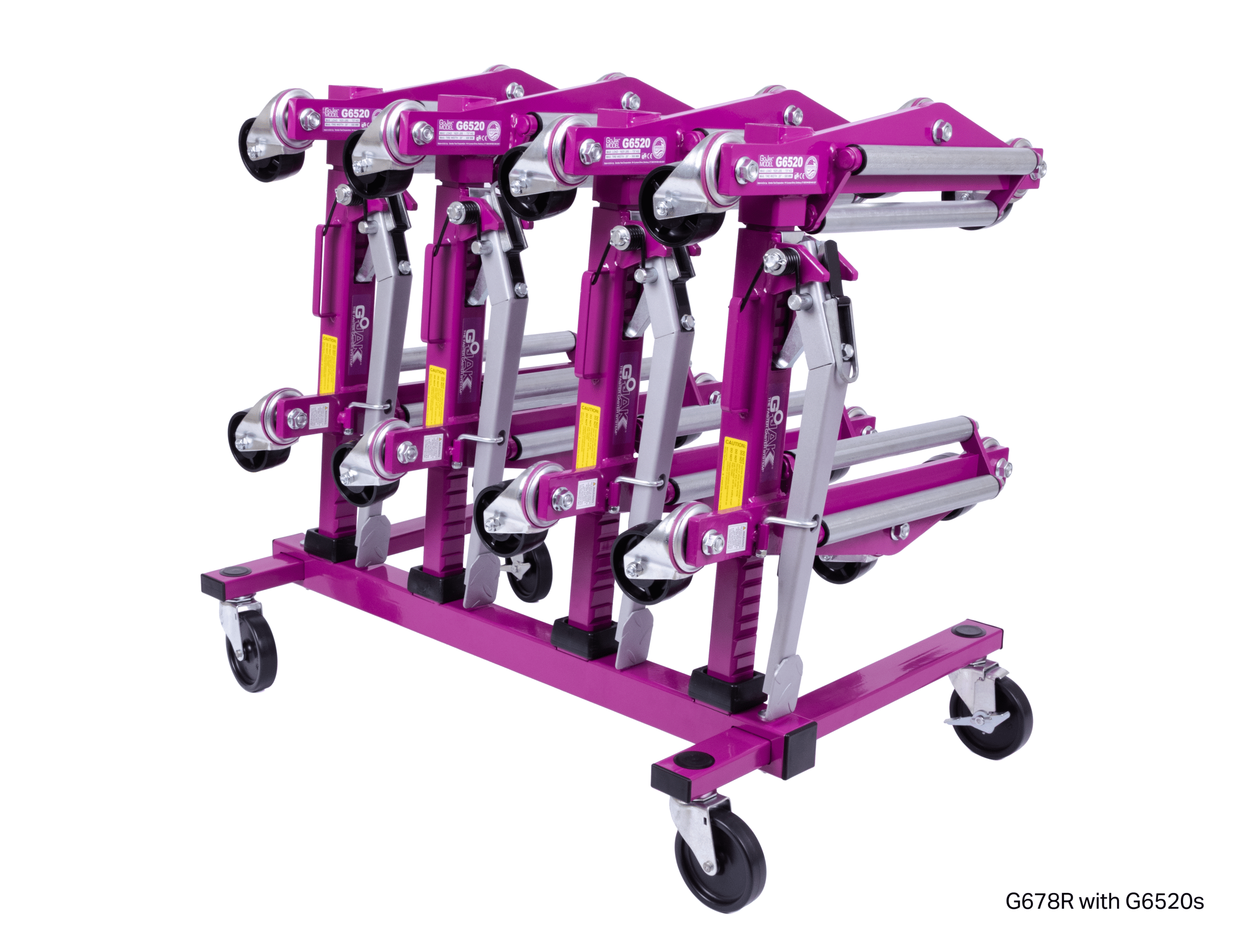 GoJak® Wheel Dolly Performance Kit - (4) G6520 + G678R