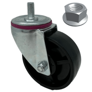 5263-4-LN | 4" Caster Assembly w Lock Nut